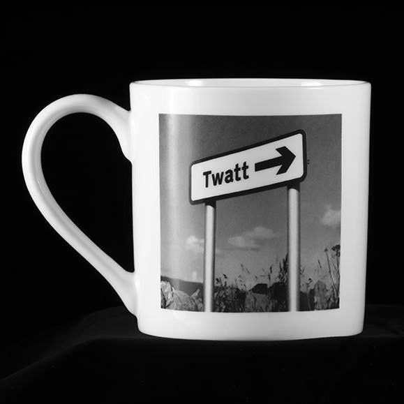 Twatt - Large Fine Bone China Mug for wholesale by Lesser Spotted Images Ltd