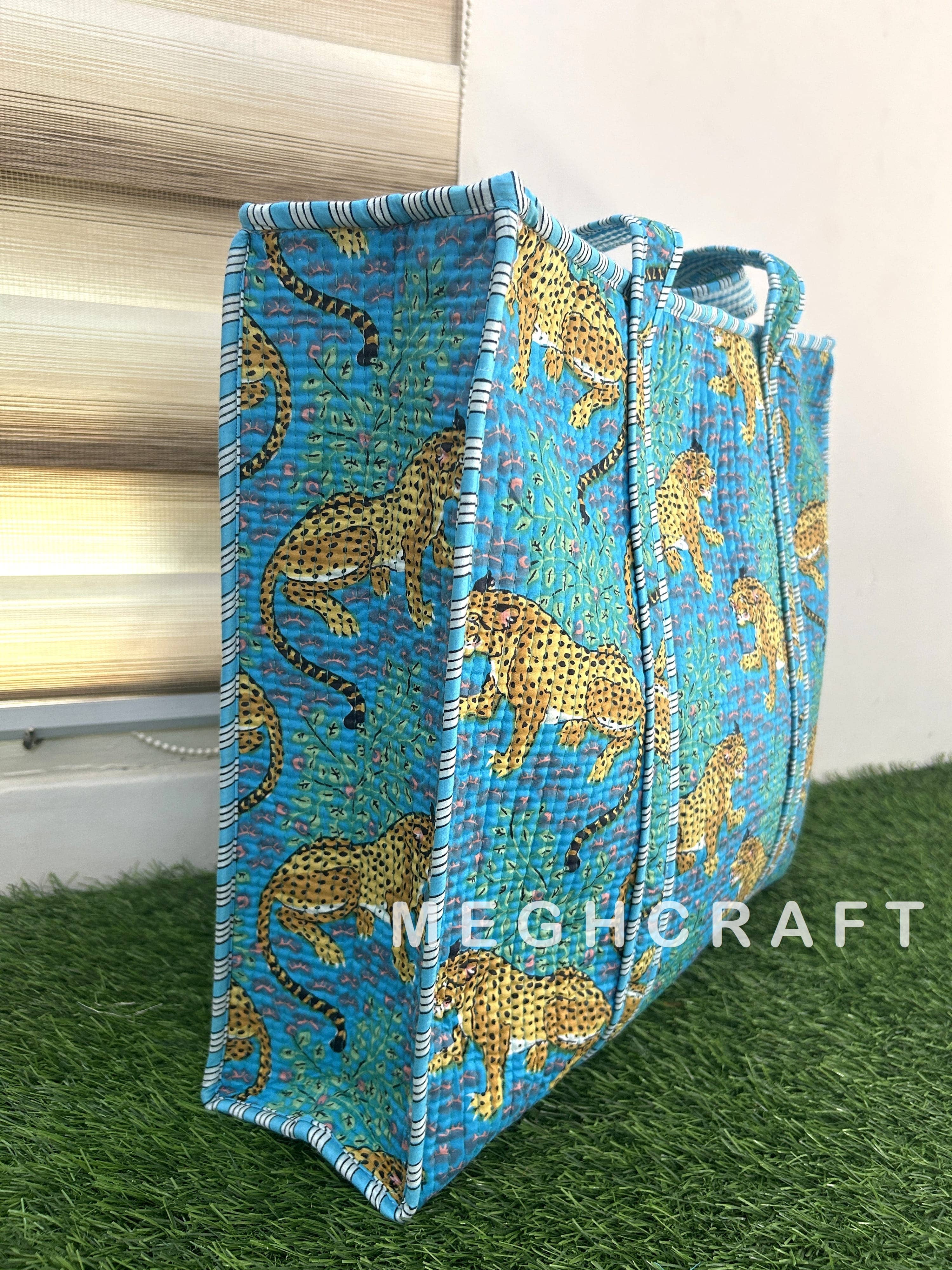 Meghcraft - Wholesale Tote Bag - Women's - Assorted Cotton Quilted Multipurpose Tote Bag | Beach Bag10