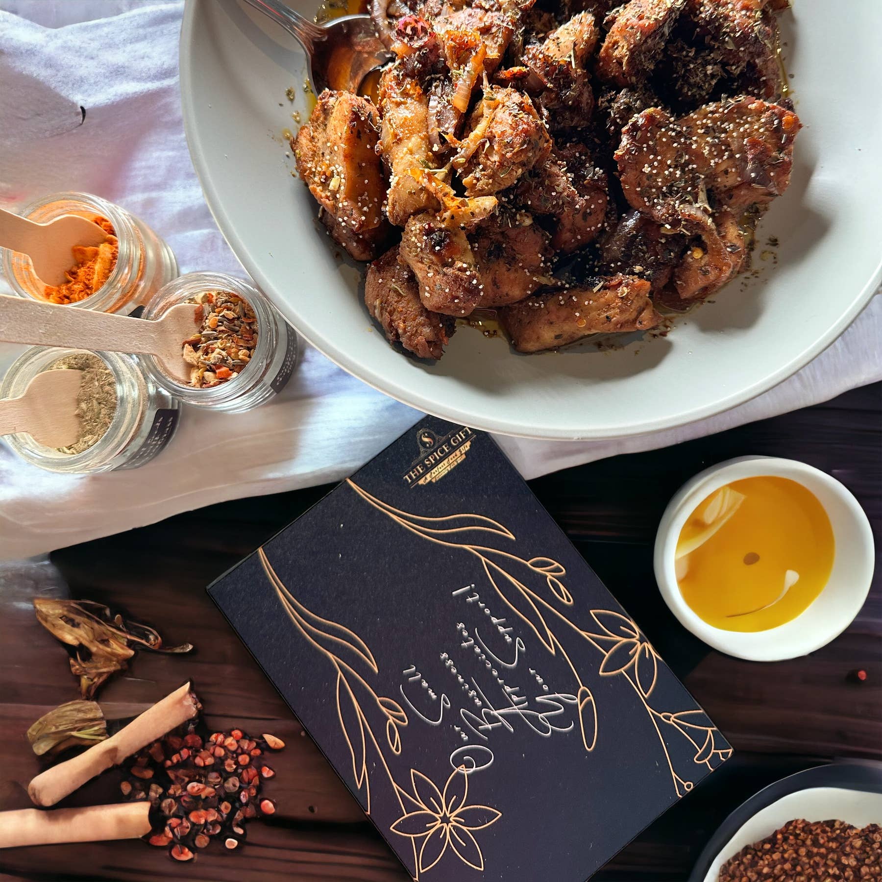 Thespicegift – wholesale Dried spice mix – All in the Aroma Spice Set|15 set Spice Box| Food Gift5