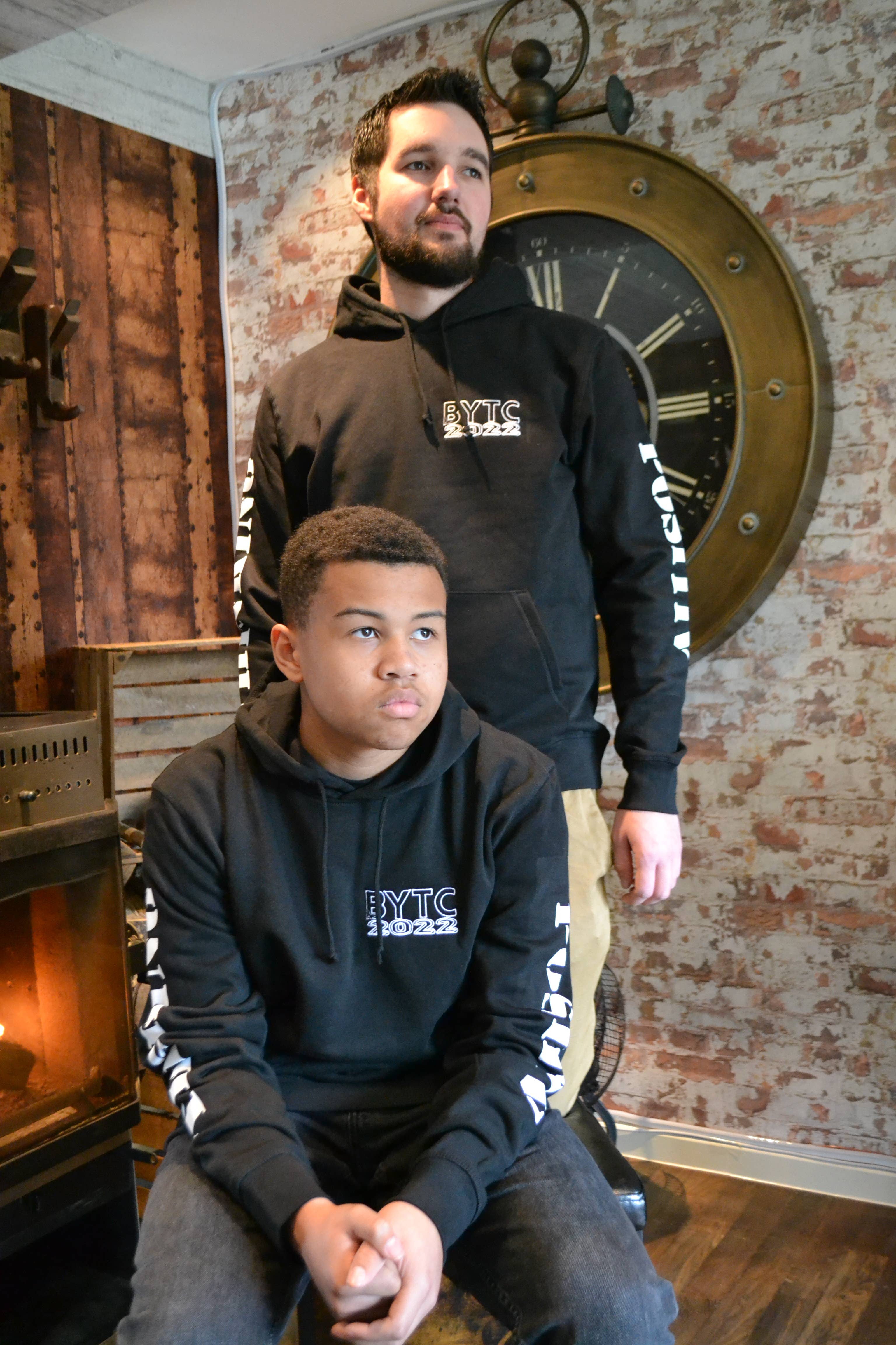 BYTC2022 - Wholesale Hoodie - Unisex - Thinking Positive Unisex Hoodie Black2