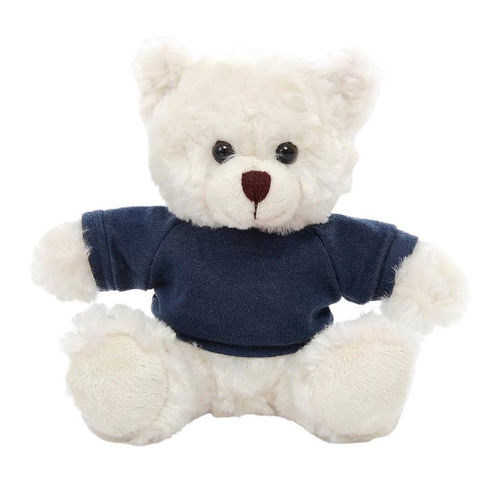 Plushland - Wholesale Stuffed/Plush Toy - Kids & Baby - Customized Plush teddy bear with tee shirt, sitting, 11