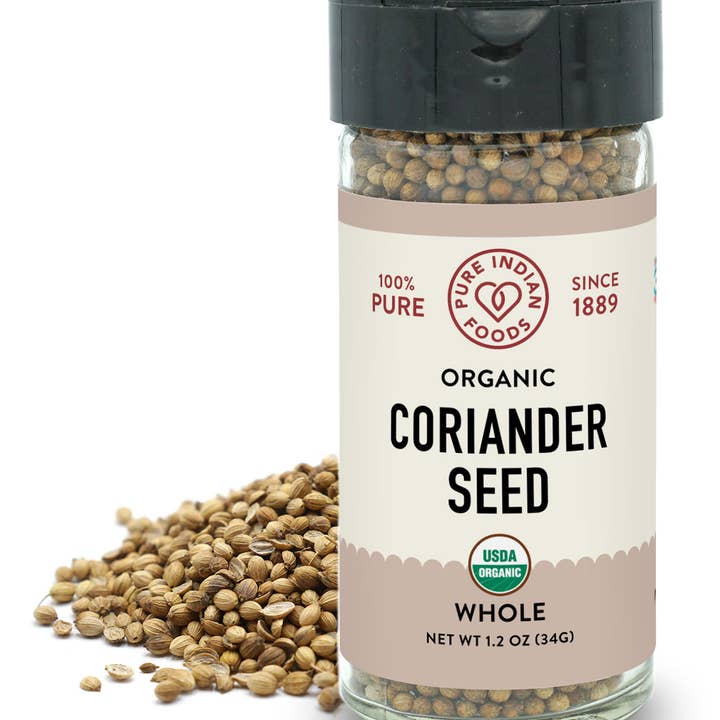 Pure Indian Foods - Wholesale Dried Spice - Coriander Seed Ground, Certified Organic