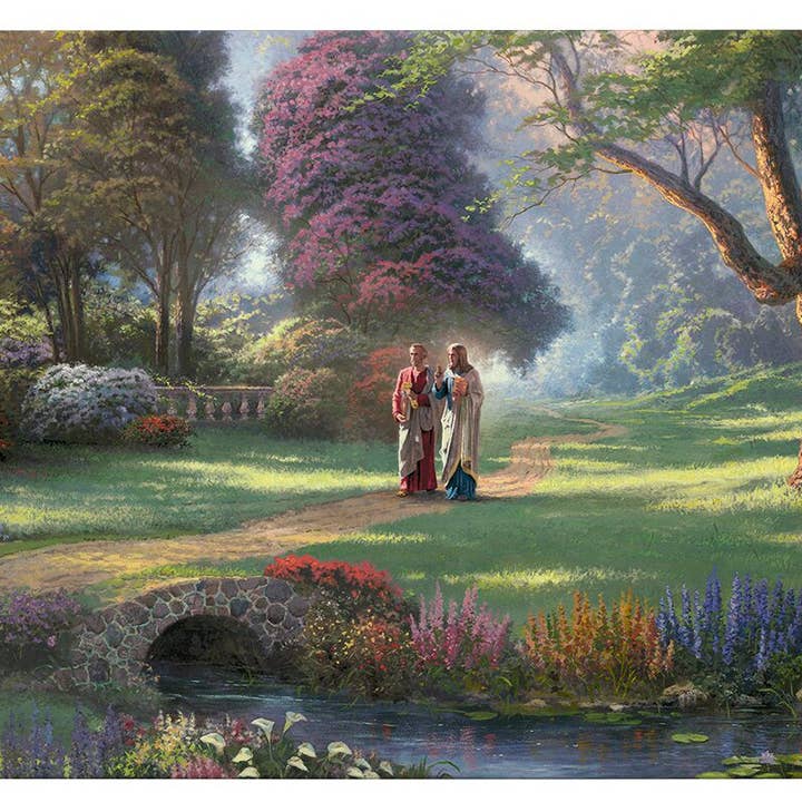 Walk of Faith - 16" x 31" Gallery Wrapped Canvas for wholesale by Art Brand Studios