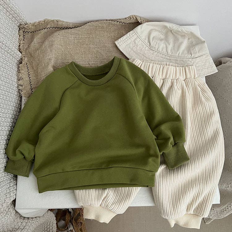 MyKids-USA® – Hoodie - Crianças por atacado – Moletom Básico de Manga Longa para Bebê com Gola Careca3