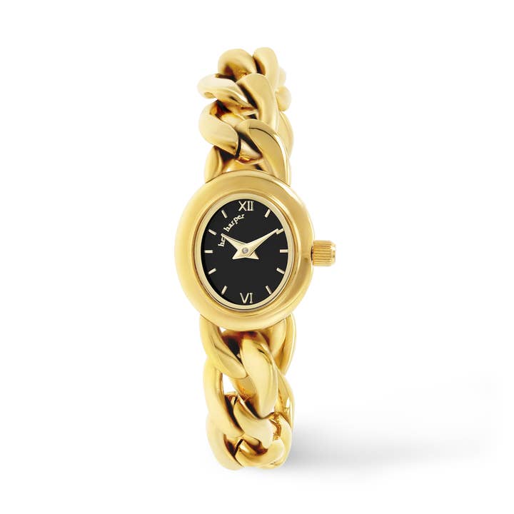 DNA horloge goud en zwart voor wholesale door Hey Harper