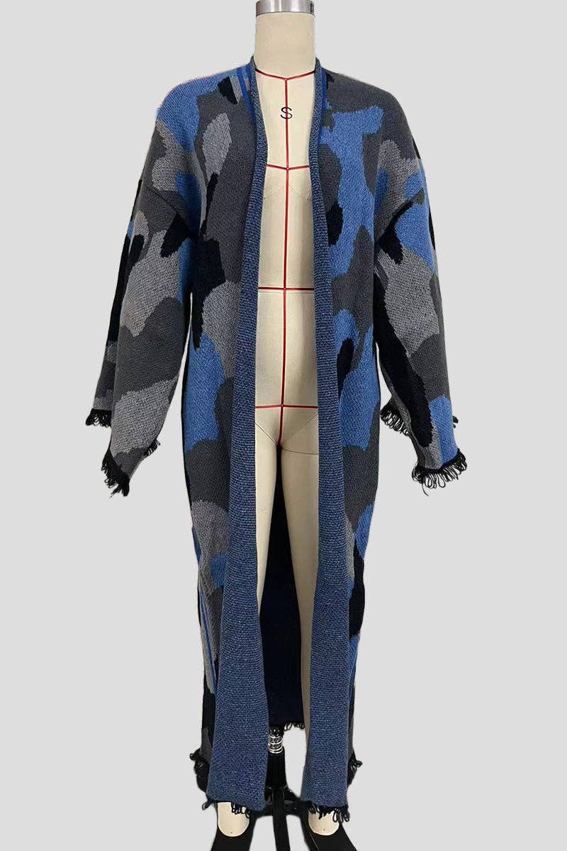 Mccolin - Wholesale Poncho - Women's - Statement Striped Pattern Poncho3