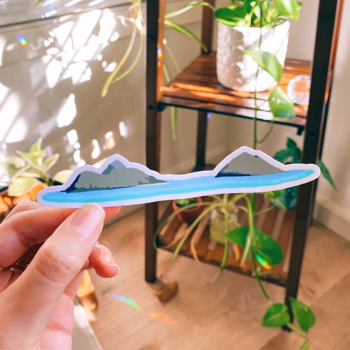 Hay Design Co. – Großhandel Aufkleber – Tropischer Inselaufkleber | Lanikai Mokes | Oahu