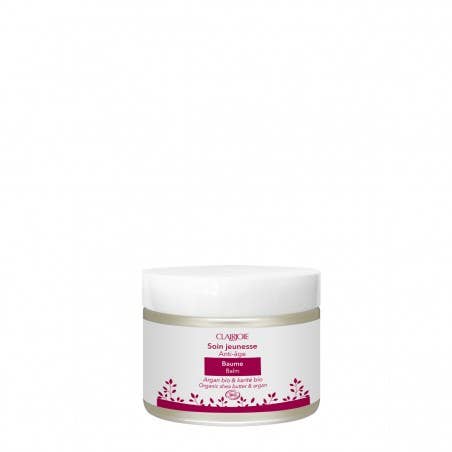 Clairjoie – Großhandel Körperbutter/-balsam – Zertifizierter Bio-Shea-Argan-Nährungs- und Anti-Aging-Balsam 50 ml1