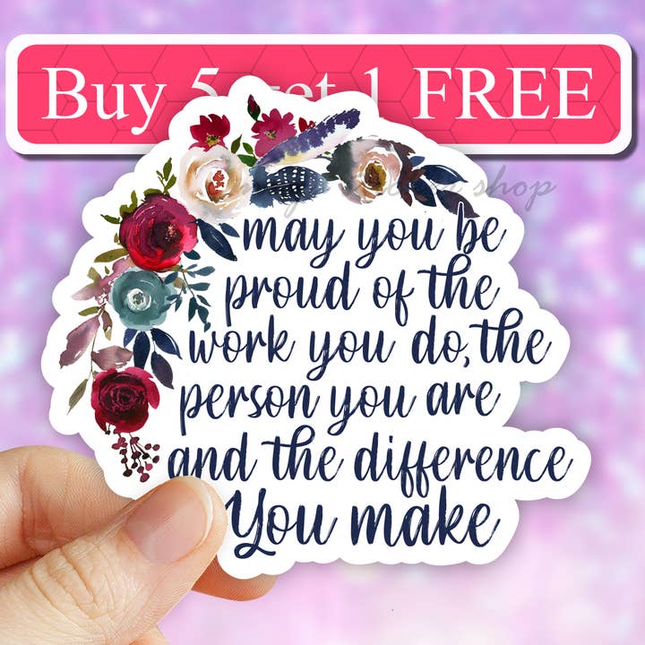 Social Worker sticker, Empowerment Sticker , Vinyl Sticker for wholesale by Neya Sticker Shop