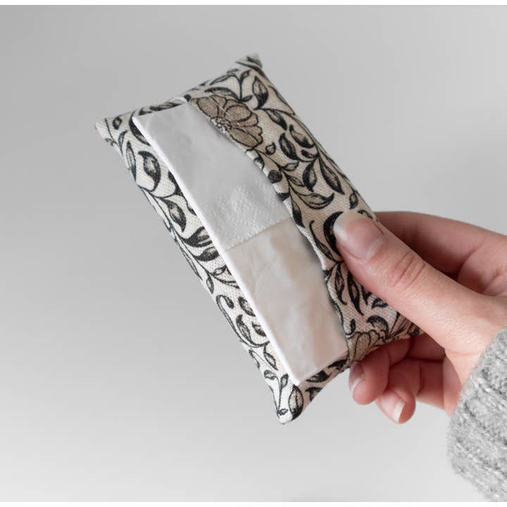 Porte-mouchoirs en tissu | Format de poche (Petit) | Fleur de Vie pour la vente par Hyggely US
