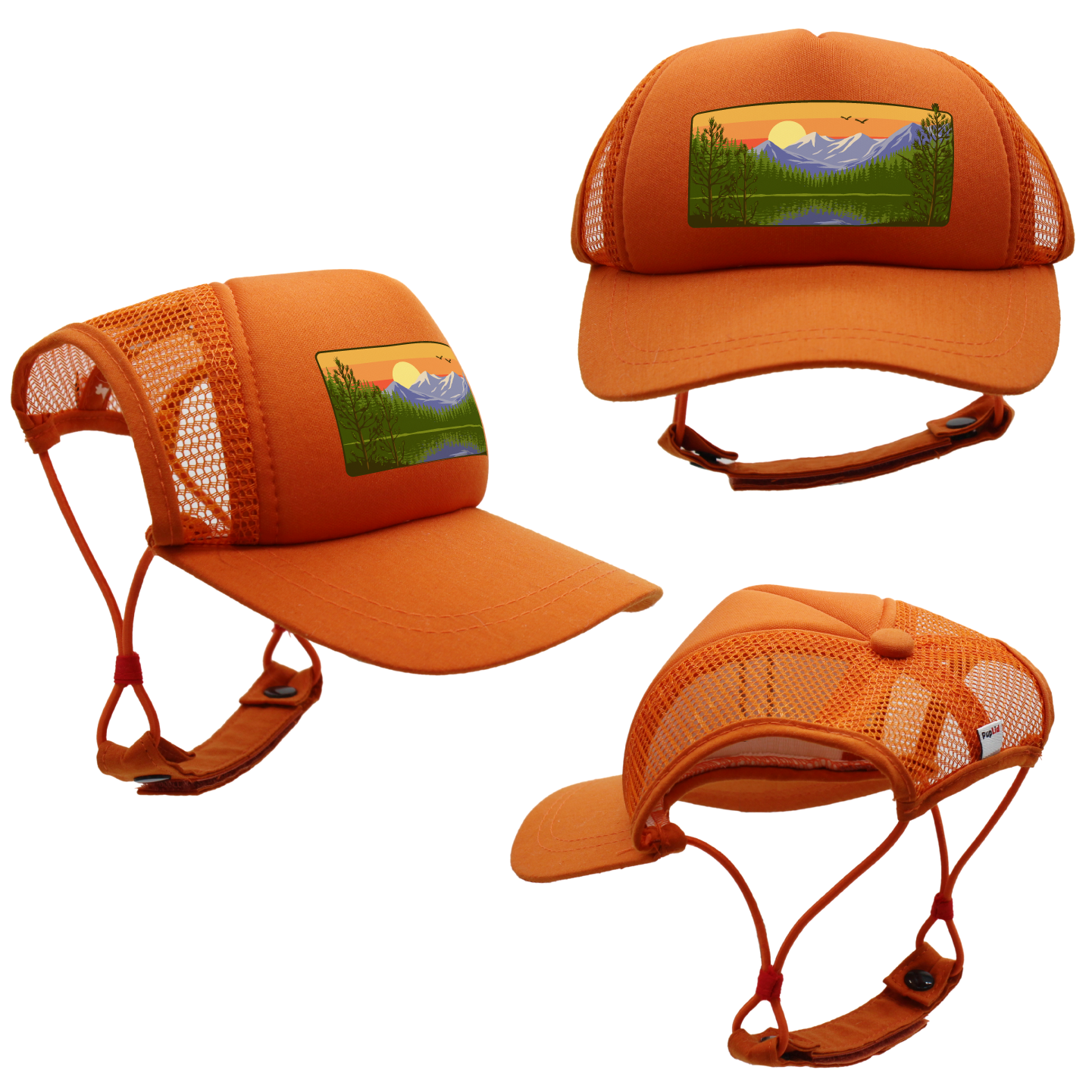 PupLid - Wholesale Hoed voor honden - Hond - Mountain Lake Standard of Namedrop | Truckerhoed voor honden13