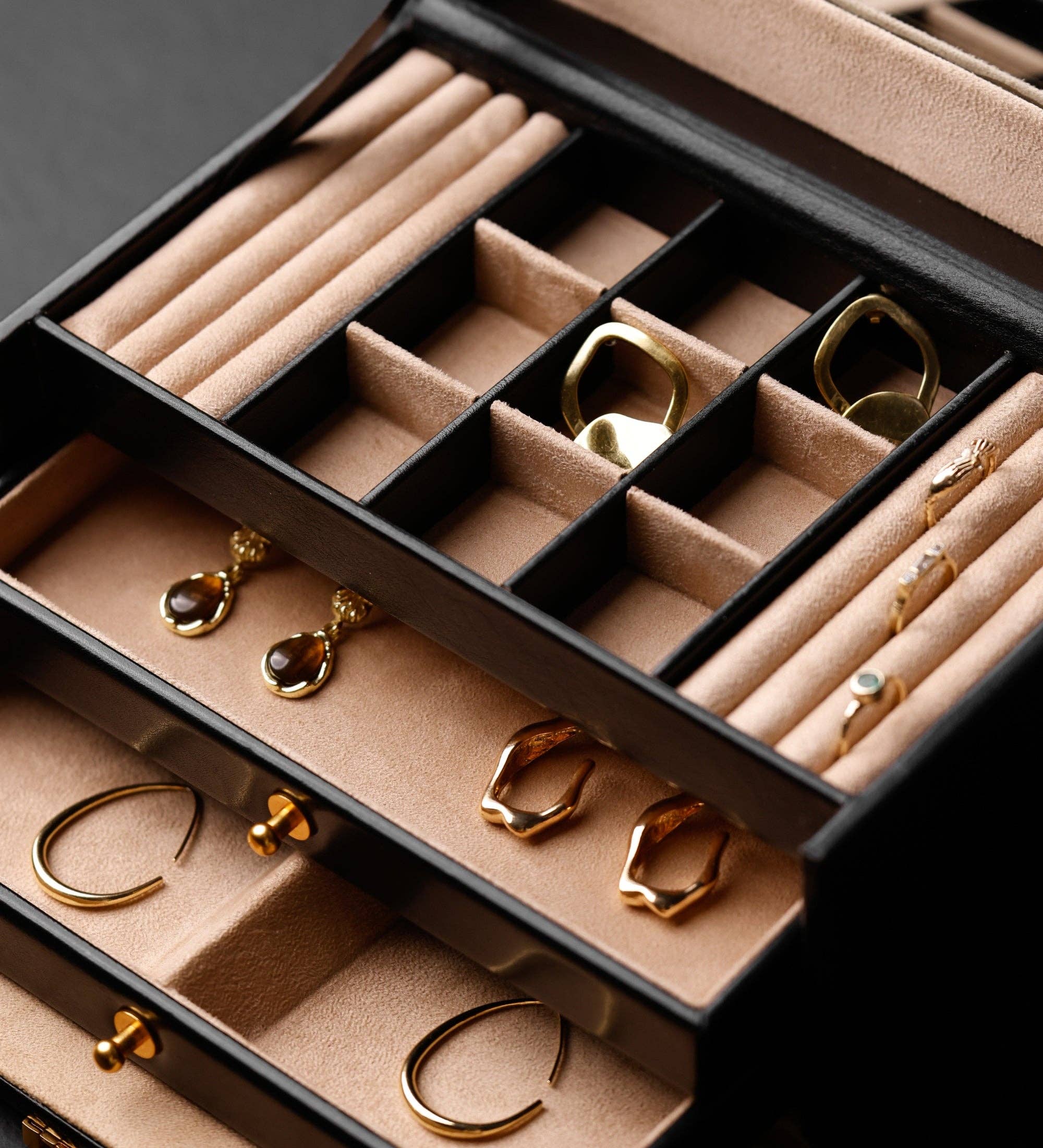 Time Resistance - Wholesale Jewellery box/organiser - Leather Jewelry Box for Women - Beloved43