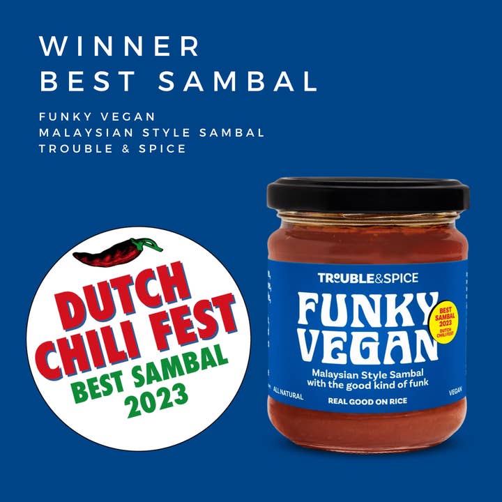 Trouble and Spice B.V. - Wholesale Hot Sauce - Funky Vegan - Malaysian Sambal