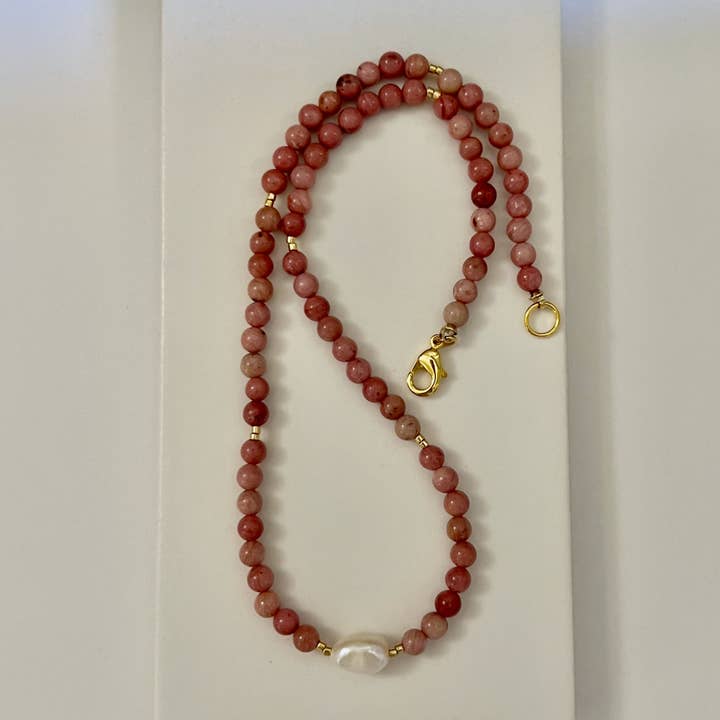 Sandrine France Studio - Wholesale Beaded/Pearl Necklace - Lotus Necklace
