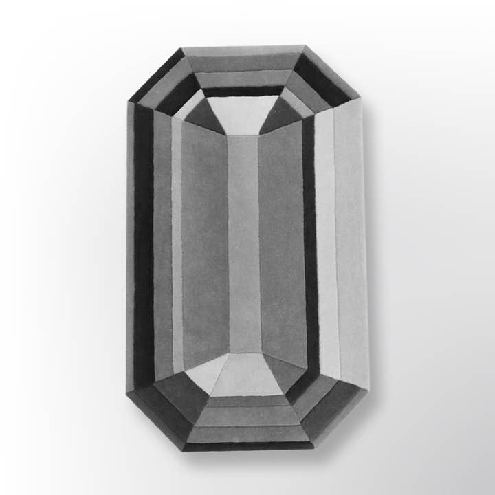 Silbergrauer Smaragd-Edelstein für den Großhandel von Wear The House