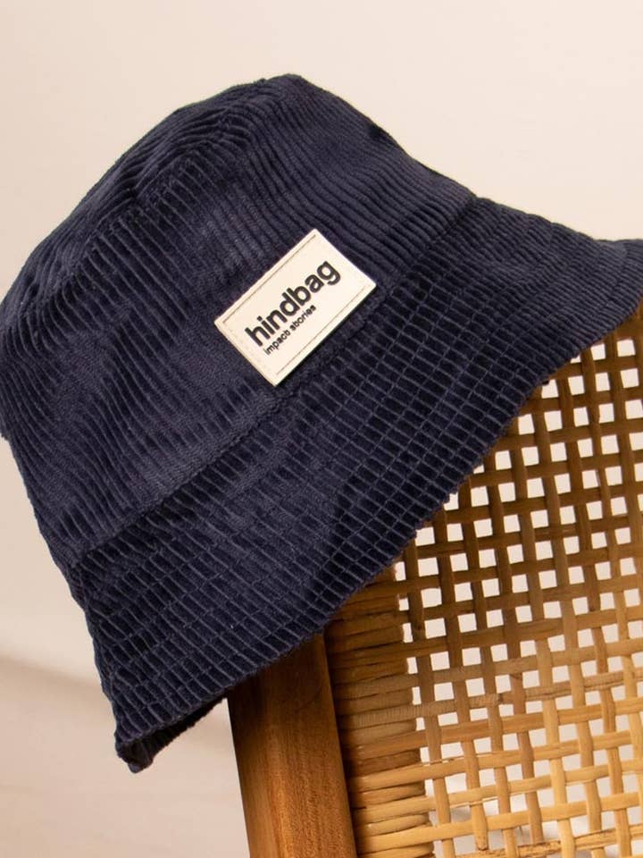 Bob il bob Velluto Blu Marino per la vendita all'ingrosso da parte di Hindbag