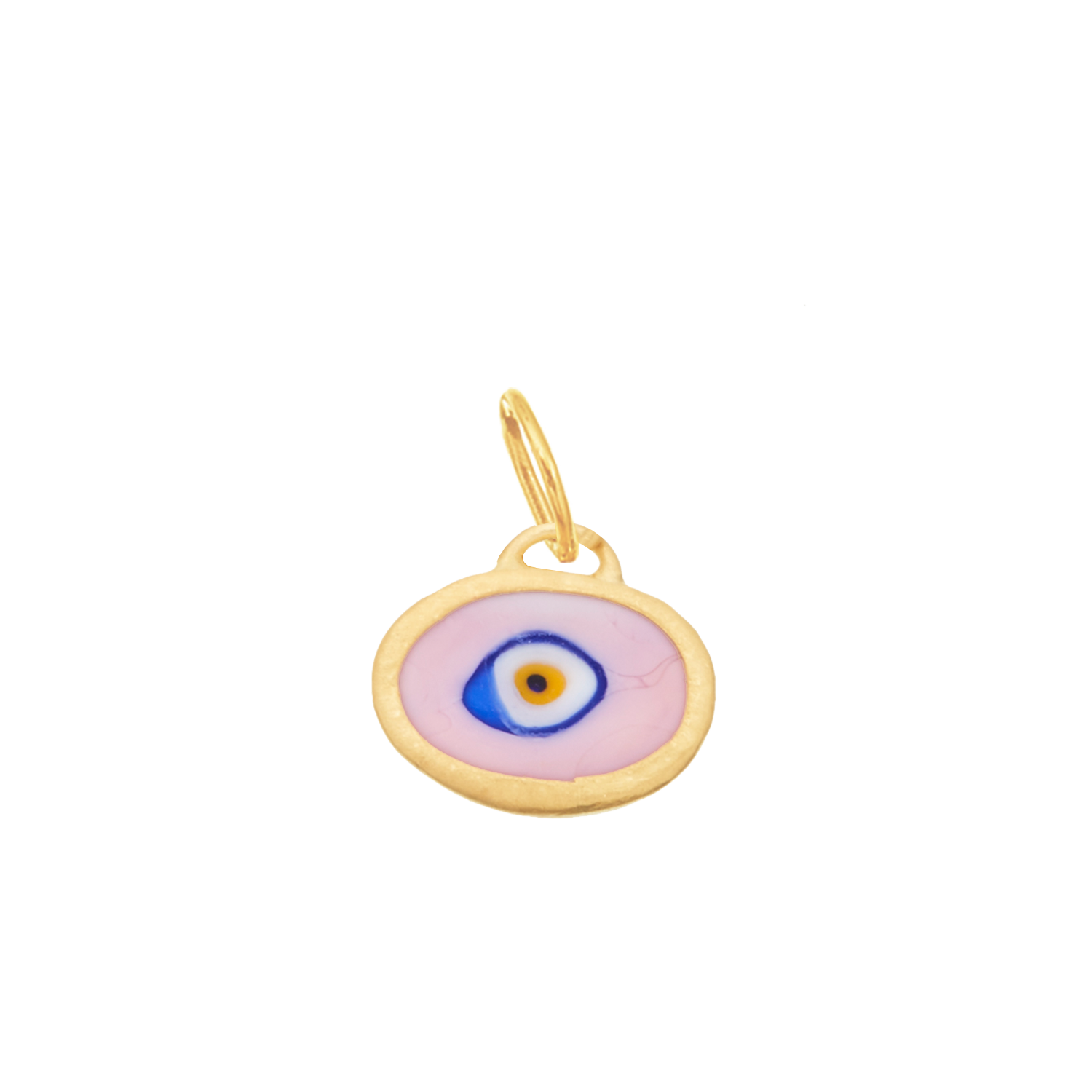 Juju Supply Co. - Wholesale Pendant/Charm Necklace - Orange Protection JuJu Eye in 24K Gold19