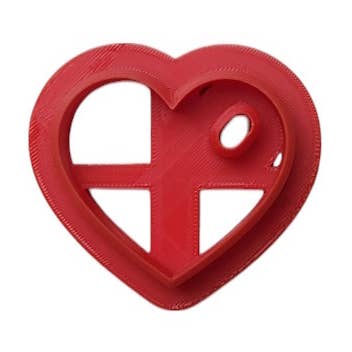 Polymer Clay Cutter Love Heart Cookie Cutter for wholesale by BreizhFournitures