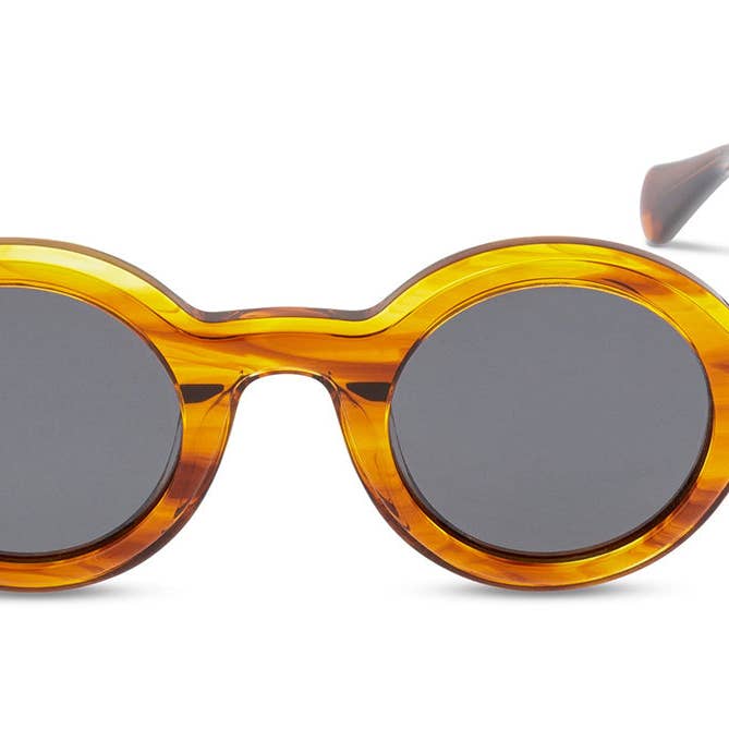 Kit de lunettes de soleil rondes — Crystal Amber pour la vente par Retropeepers Ltd