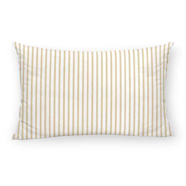 100% Cotton Cushion Cover 30X50 Cm Light Wood Stripes for wholesale by SG HOGAR