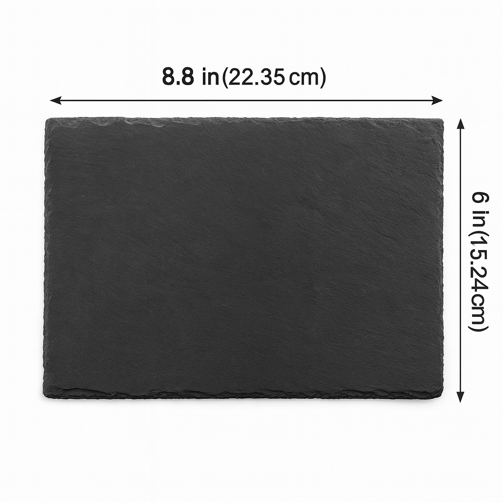 Sergio's Charcuterie - Wholesale Cheese Board - 8.8 x 6” Mini Stone Slate0