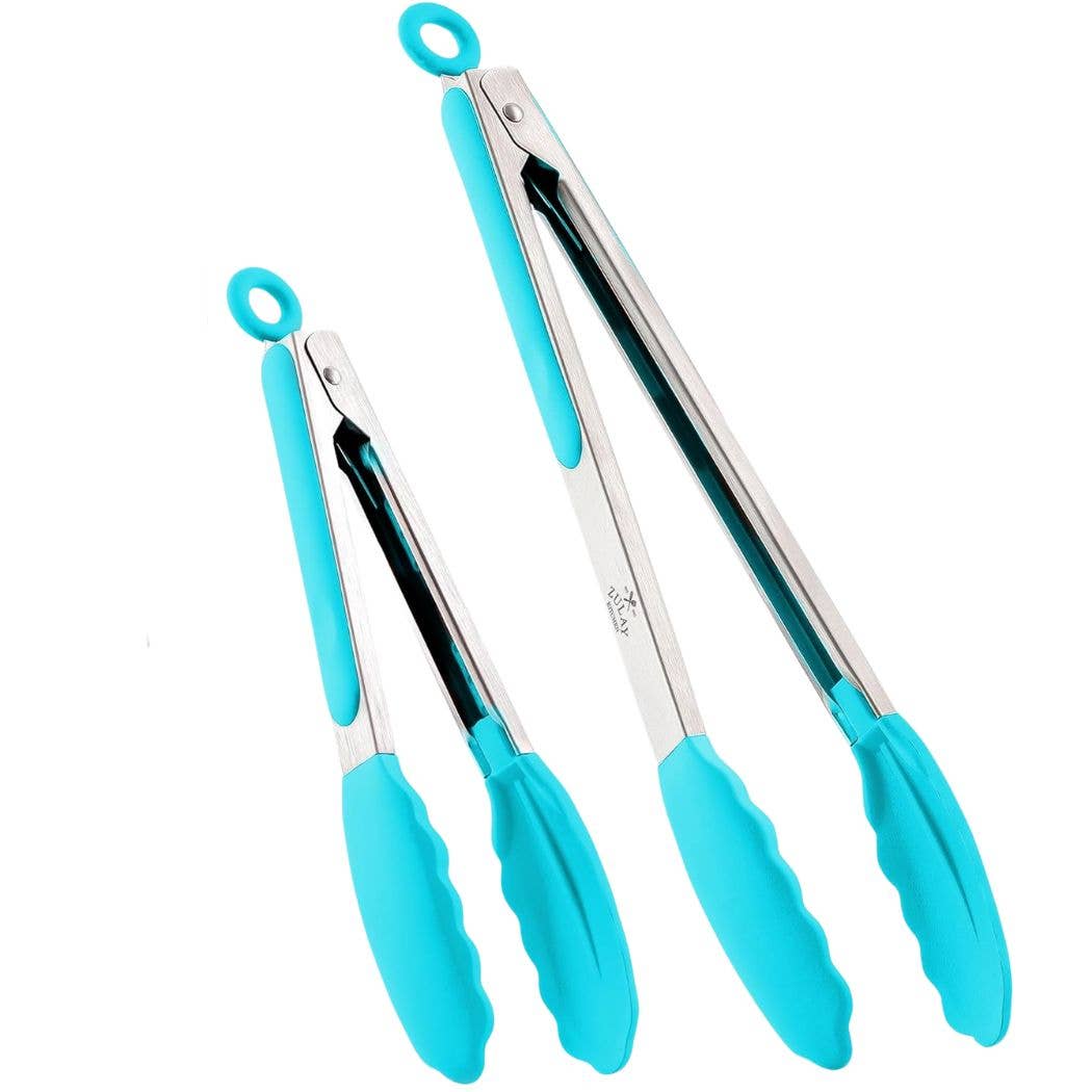 Zulay Kitchen - Wholesale Kitchen Tong - Cooking Tongs With Silicone Tips 9" & 12" - Stainless Steel14