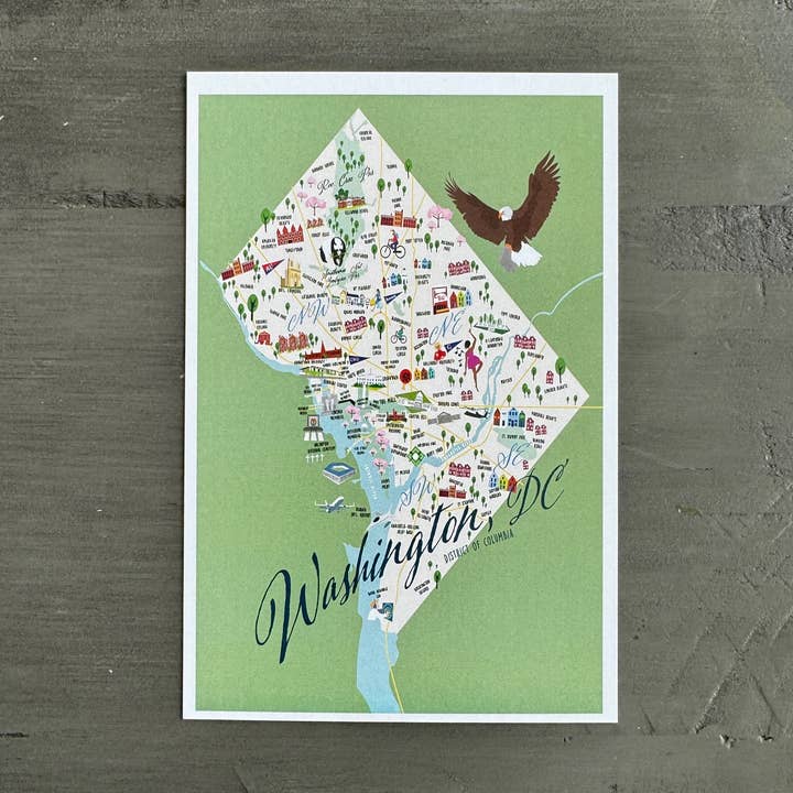 Washington D.C. 4" x 6" Postcard for wholesale by Galleyware