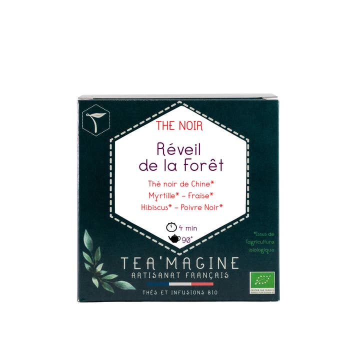 Tea’magine - Wholesale Health/Detox Tea - Organic Forest Awakening - Strawberry Blueberry Black Tea