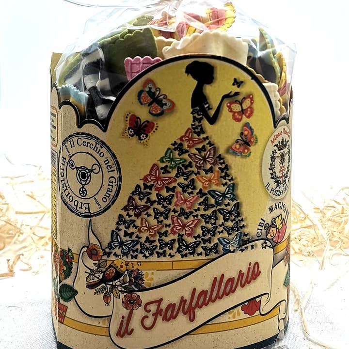 IL POZZO DEL RE firma Antonio Marella - Wholesale Pasta - Farfallario (All Butterflies Together) 400 G0