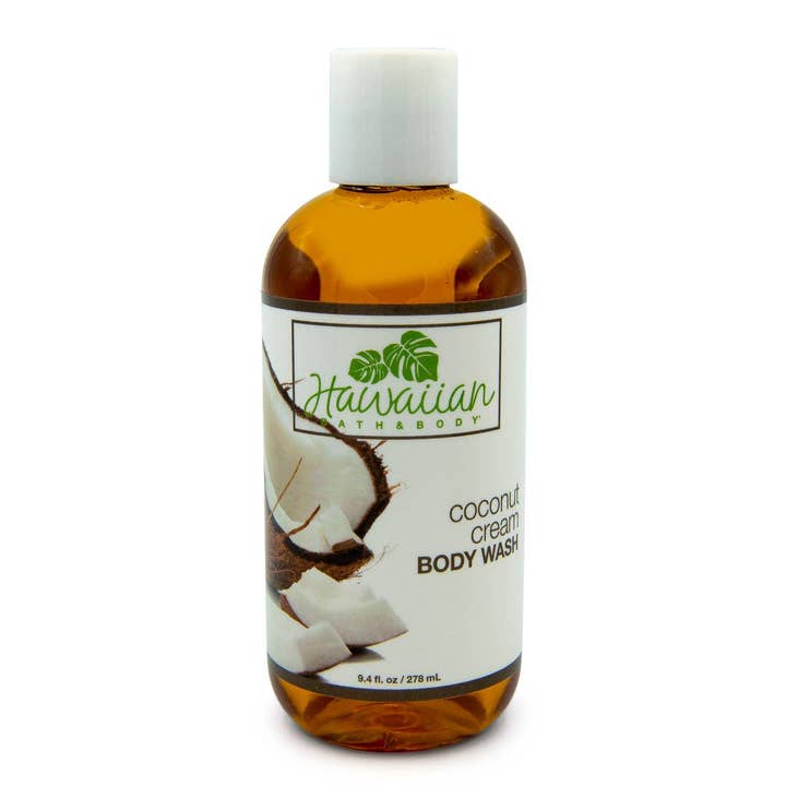 Hawaiian Coconut Tropical Body Wash for wholesale by North Shore Soap Factory - Hawaiian Bath & Body