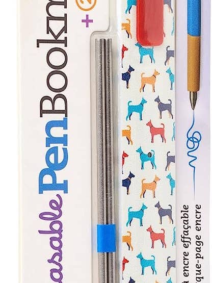 Pen Bookmark Dogs With Refills for wholesale by Texas Bookman