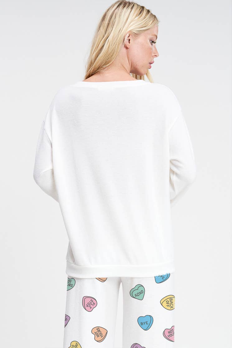 IVORY 51444-SU - VALENTINE LOUNGE WEAR SET for wholesale on Faire2