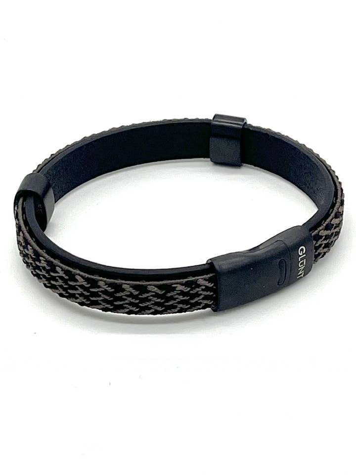 SKB DARK GREY /BLACK - BLACK LEATHER for wholesale by GLUNT