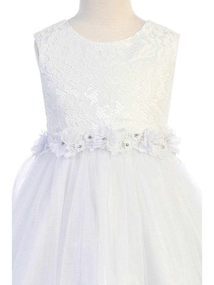 Kid's Dream - Wholesale Dress - Kids - Lace Glitter Tulle Girls Dress with Plus Sizes3