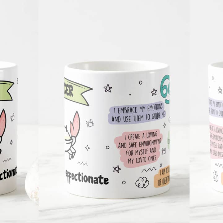 Desi design and chai - Wholesale Coffee Mug - Full wrap Zodiac Mugs | Self Love | Affirmation mugs | 11 oz8