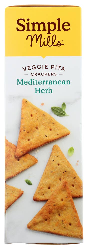 KeHE Distributors, LLC - Wholesale Crackers - Simple Mills Cracker Pita Mediterranean Herb 4.25 oz2