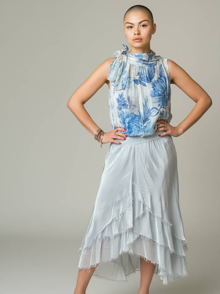 Top-New Silk Digital Floral Print for wholesale by Dance in Paris