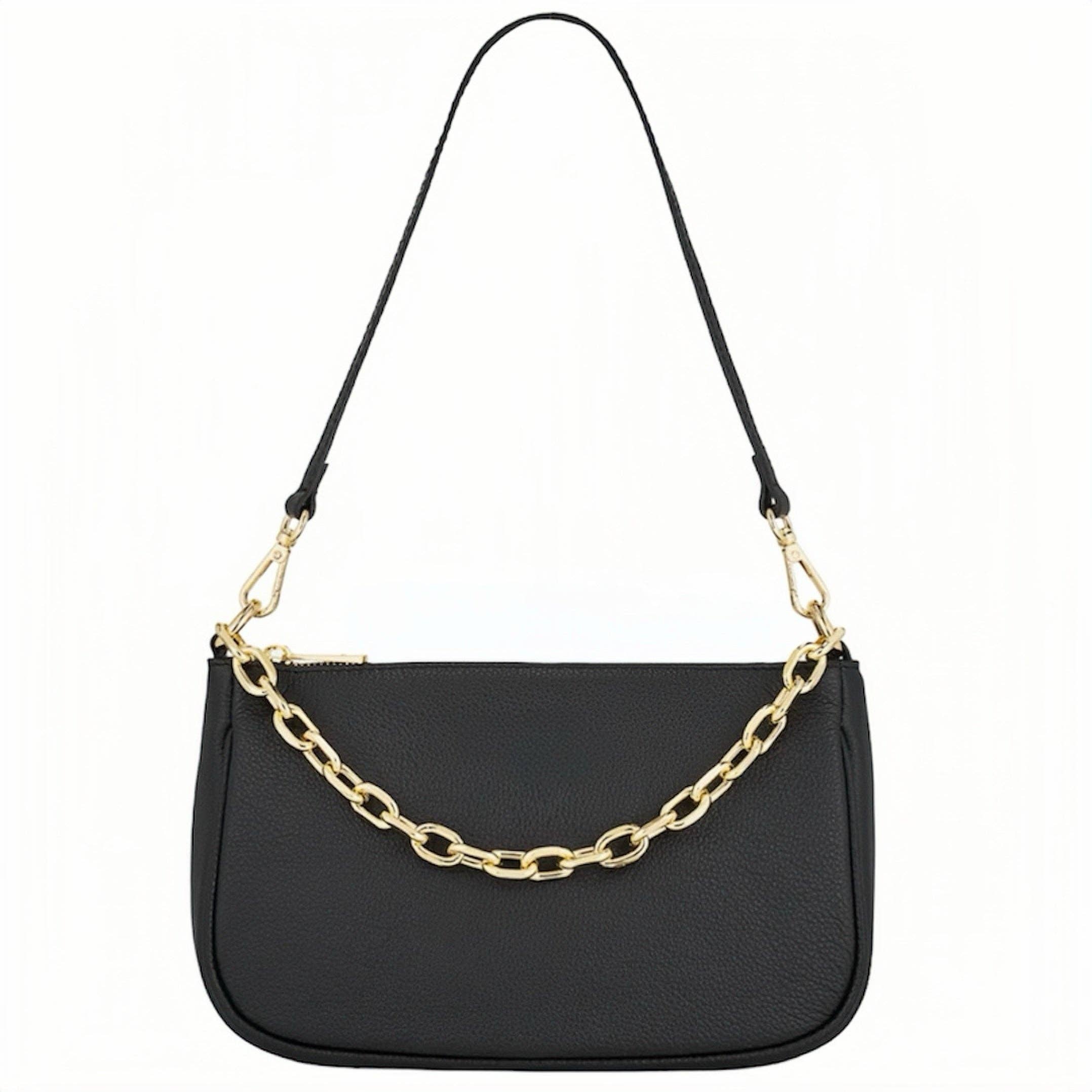 MODARNO – wholesale Shoulder bag – women's – Modarno Genuine Leather Twinset Handbag with Removable Shoulder Strap Made in Italy0