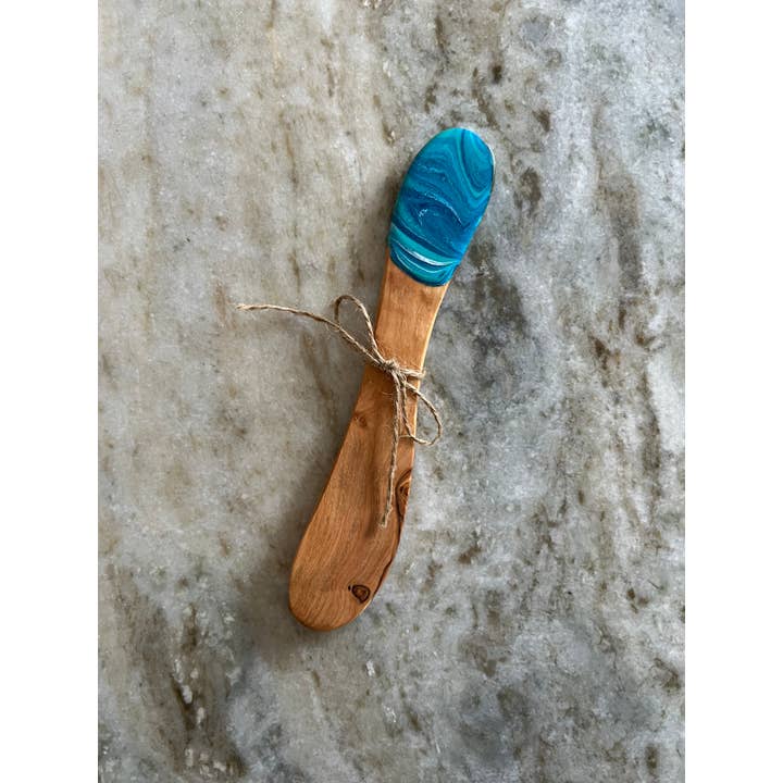 Nikita Fine Art LLC - Wholesale Cheese Spreader - Olive Wood spreader4