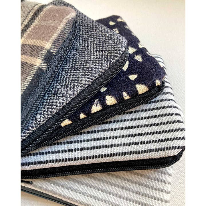 edeenut - Wholesale Coin Purse - Women's - MINI ZIPPER BAG Eco Textured Neutrals. Coin Purse ZIP POUCH1