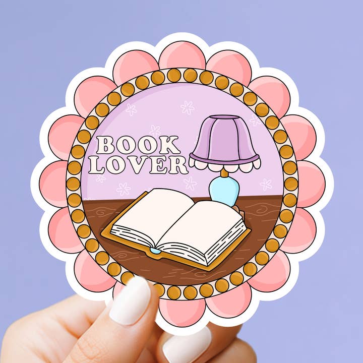 Book Lover Sticker for wholesale by Market by Mari