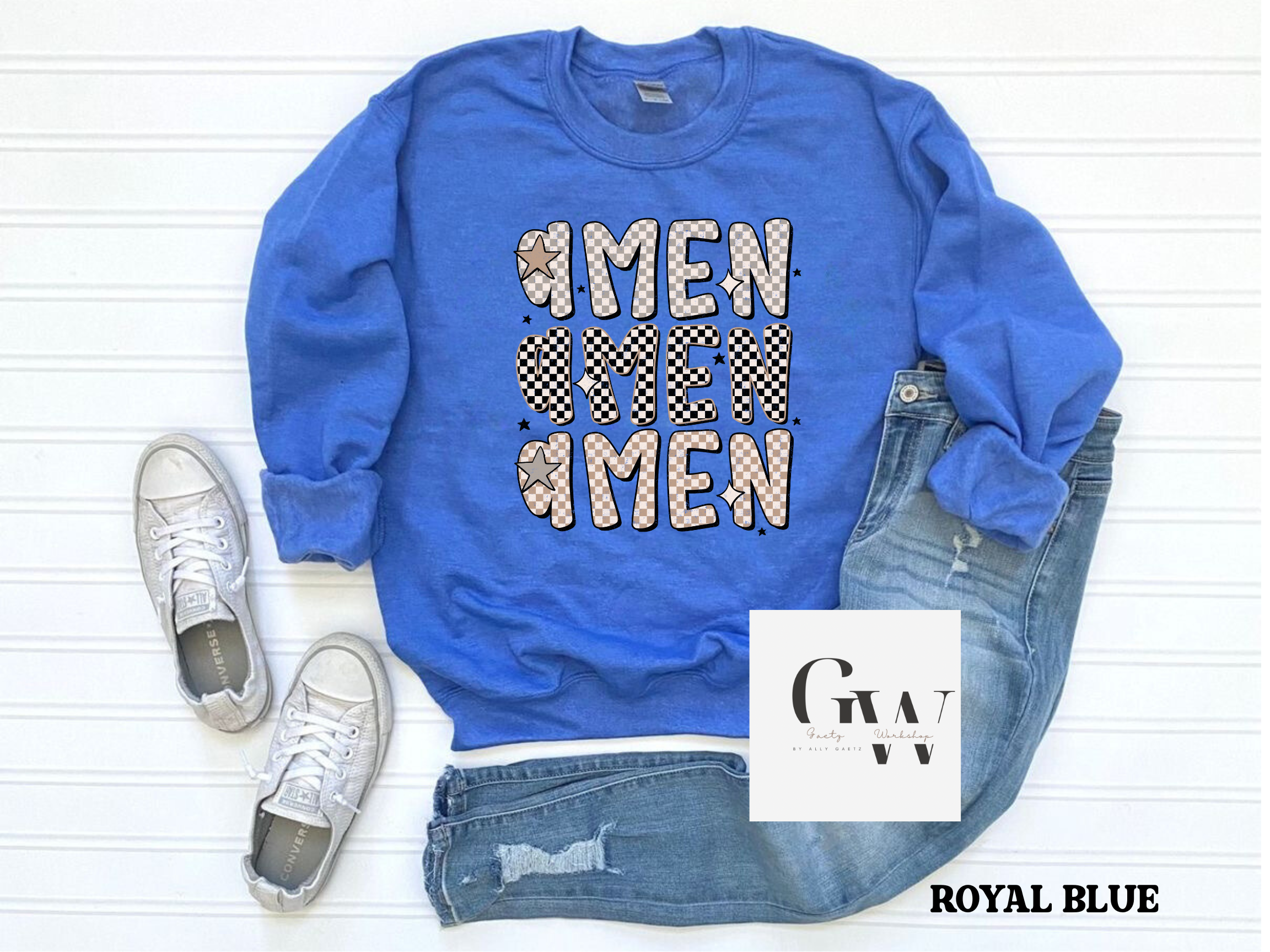 Gaetz Workshop - Wholesale Grafisch sweatshirt - Dames - Amen Crewneck1
