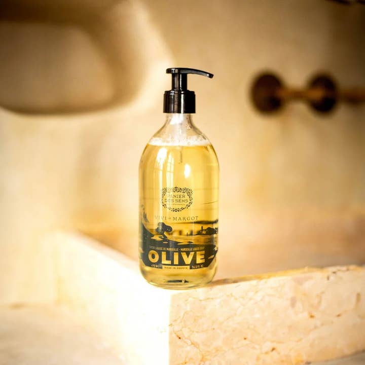 PANIER DES SENS - Wholesale Hand Soap/Wash - NEW- Limited Edition Olive Liquid Marseille Soap