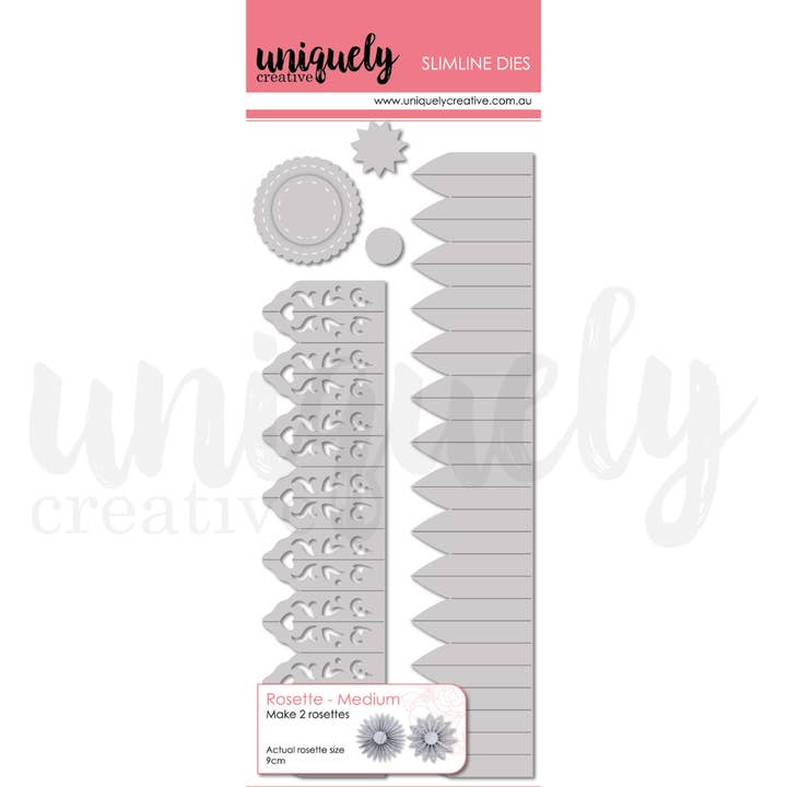 Rosette - Medium Die for wholesale by Uniquely Creative