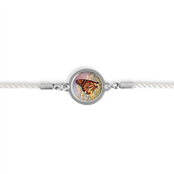 Slide Bracelet - Monarch Butterfly for wholesale by Foterra Jewelry