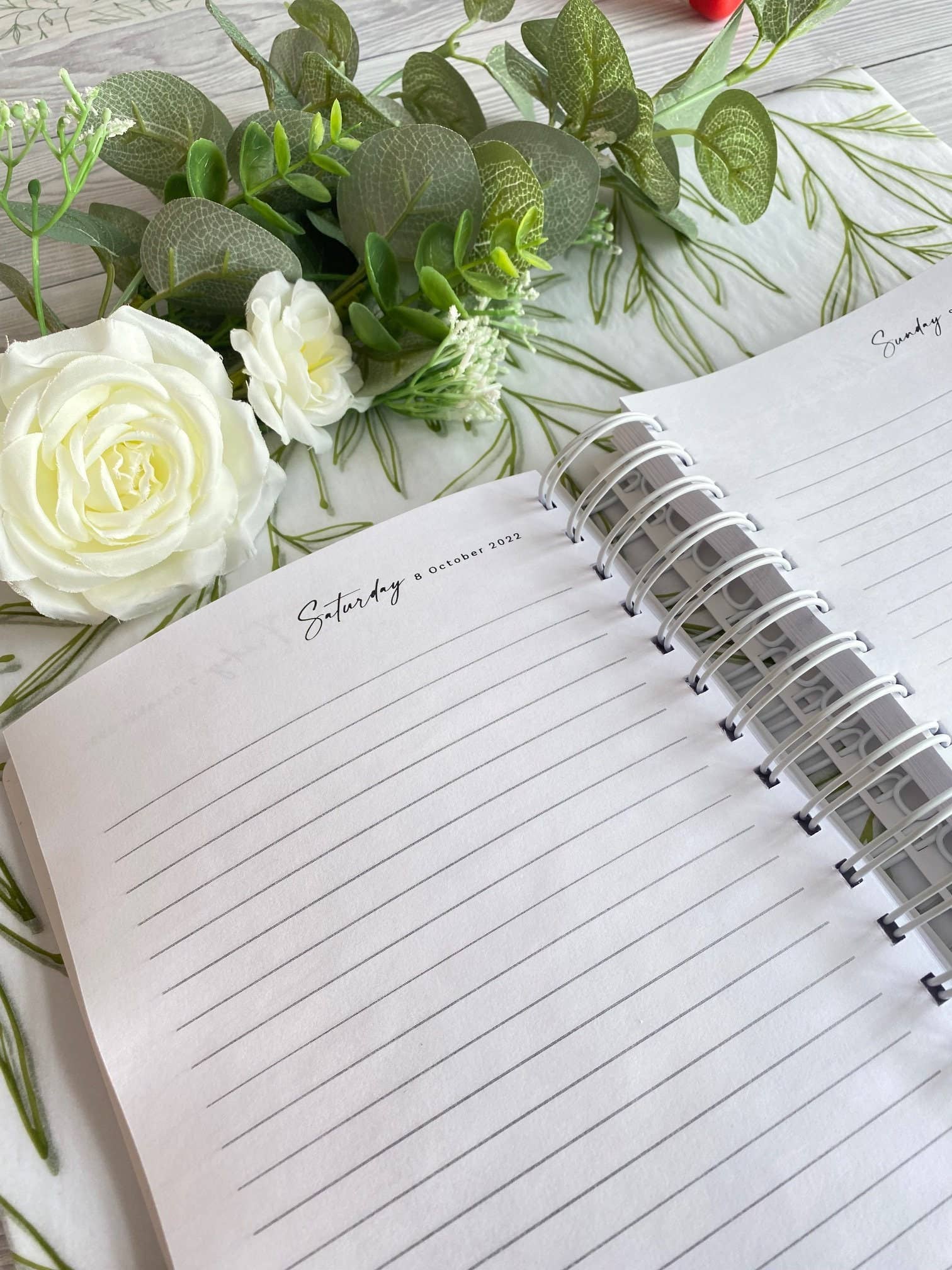 SR Creative Studio – wholesale Planner – 2025 Custom Name Planner with Recycled Paper and Wire Bound3