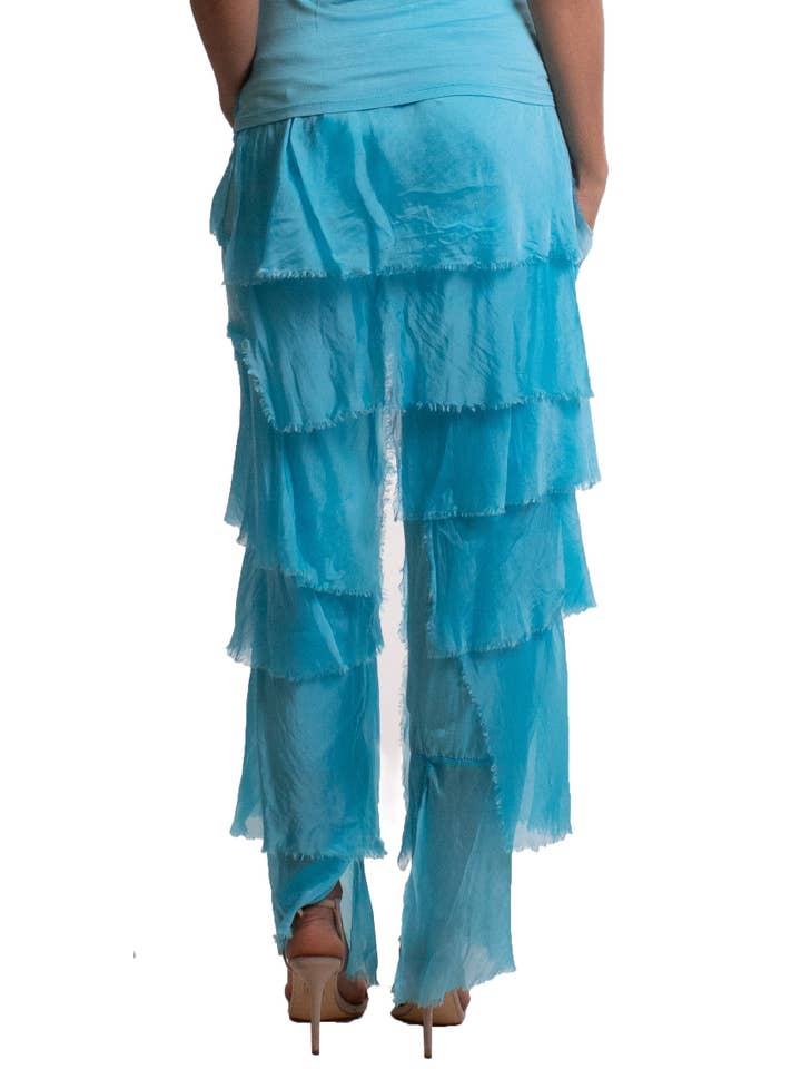 Gigi Moda - Wholesale Pants - Women's - Silk Ruffle Pant
