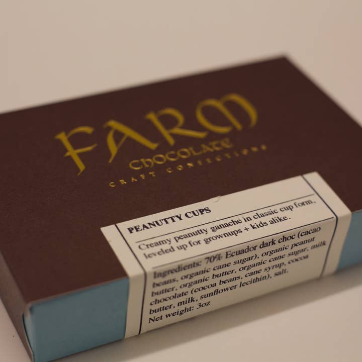 Peanutty Cups for wholesale by Farm Chocolate