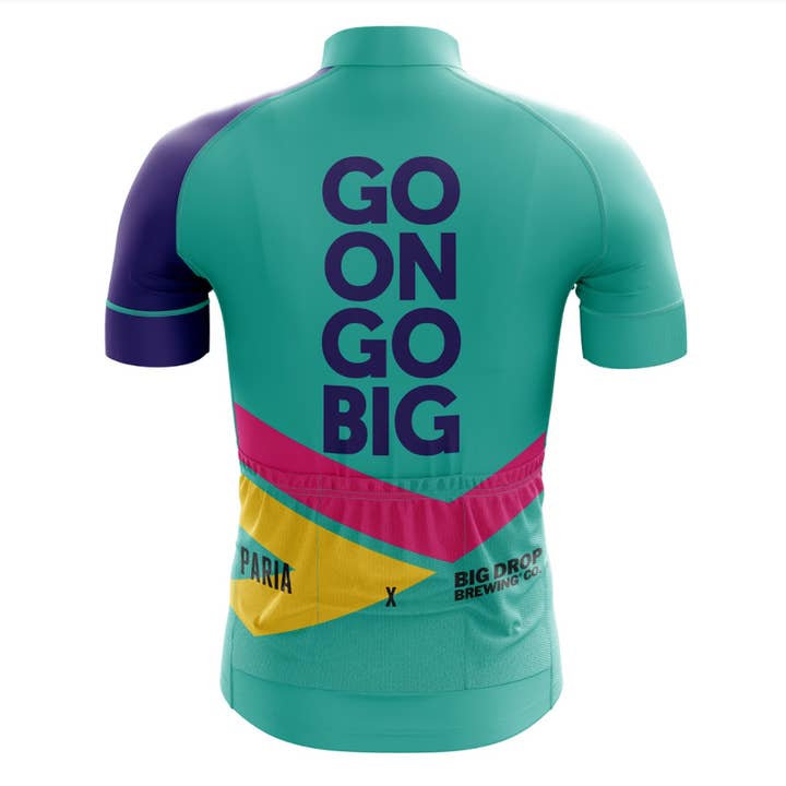 PARIA – wholesale Athletic top – men's – Big Drop Brewery x Paria men's Cycling Jersey