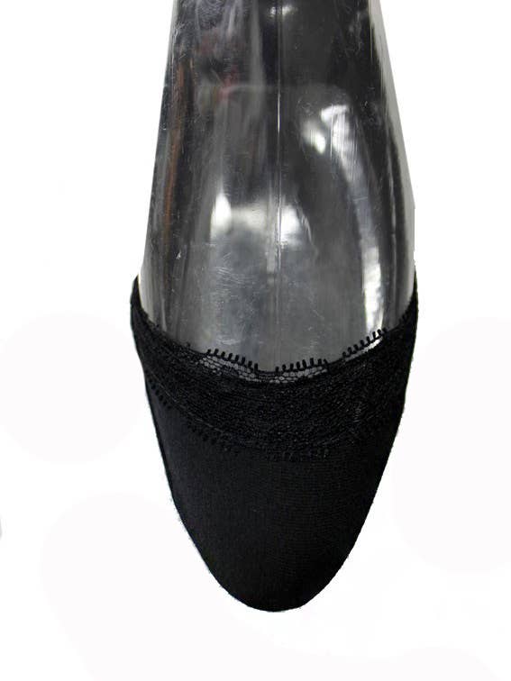 Cap Zone – Großhandel Socken – Damen – Tief geschnittene No-Show-Socken mit kleinem Spitzenbesatz